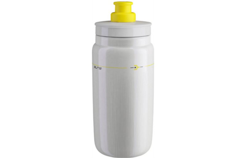 Cykelflaska Elite Fly Teams 2026 Maillot Jaune White 550ml