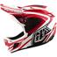 Pyöräilykypärä Troy Lee Designs D4 Polyacrylite Mips The Line Fire/White