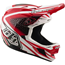 Pyöräilykypärä Troy Lee Designs D4 Polyacrylite Mips The Line Fire/White