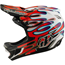 Pyöräilykypärä Troy Lee Designs D4 Composite Mips Overspray White/Red