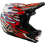 Pyöräilykypärä Troy Lee Designs D4 Composite Mips Overspray White/Red