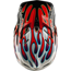 Pyöräilykypärä Troy Lee Designs D4 Composite Mips Overspray White/Red