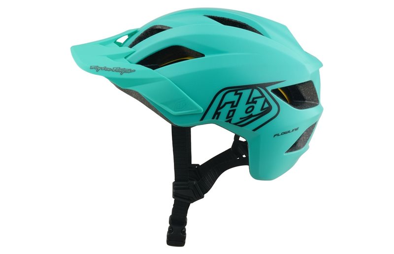 Cykelhjälm Barn Troy Lee Designs Youth Flowline Helmet Mips Point Charcoal/Real Teal