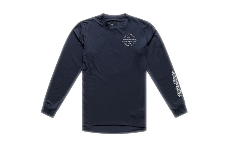 Cykeltröja Troy Lee Designs Ruckus Ride Long Sleeve Tee Pressed Carbon