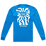 Cykeltröja Troy Lee Designs Skyline Ride Long Sleeve Tee One Eye Aero Blue