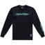 Cykeltröja Troy Lee Designs Skyline Ride Long Sleeve Tee Signature Black/Real Teal