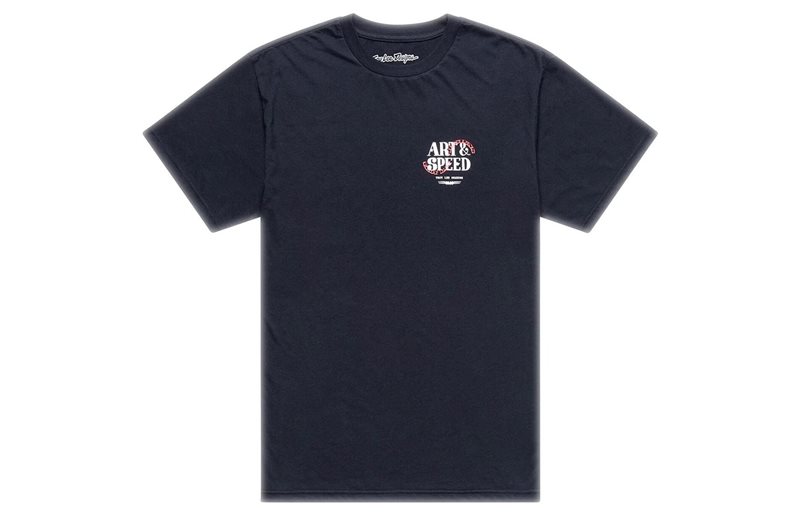 Cykeltröja Troy Lee Designs Short Sleeve Tee Pink Slips Black
