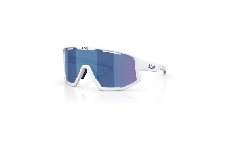Cykelglasögon Bliz Fusion Matte White/Smoke-Blue Multicolour