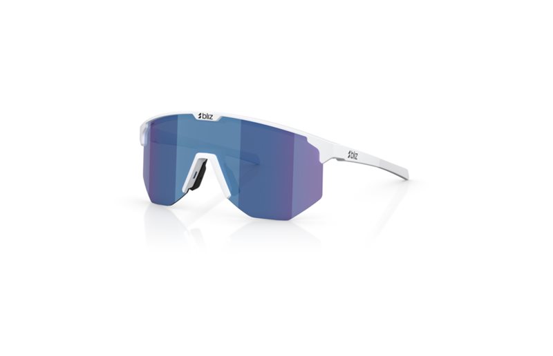 Cykelglasögon Bliz Hero Matte White/Smoke-Blue Multicolour