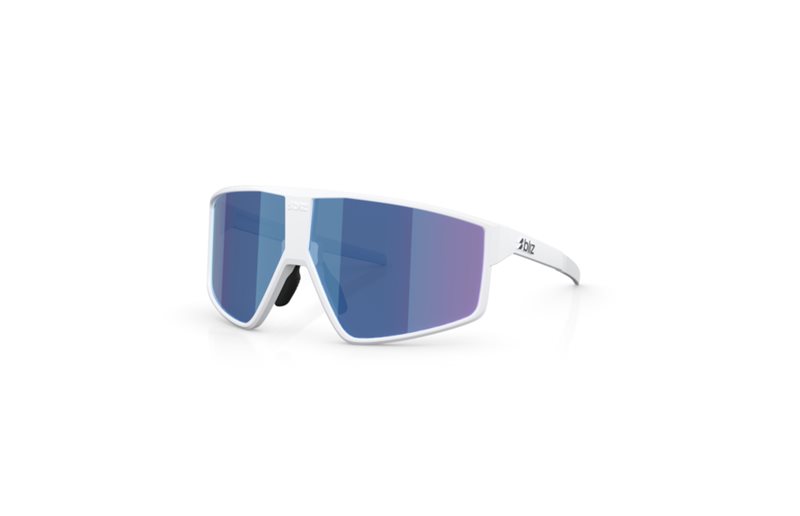 Cykelglasögon Bliz P002S Matte White/Smoke-Blue Multicolour