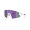 Matte White-Smoke/Purple Mirror