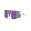 Matte White-Smoke/Purple Mirror