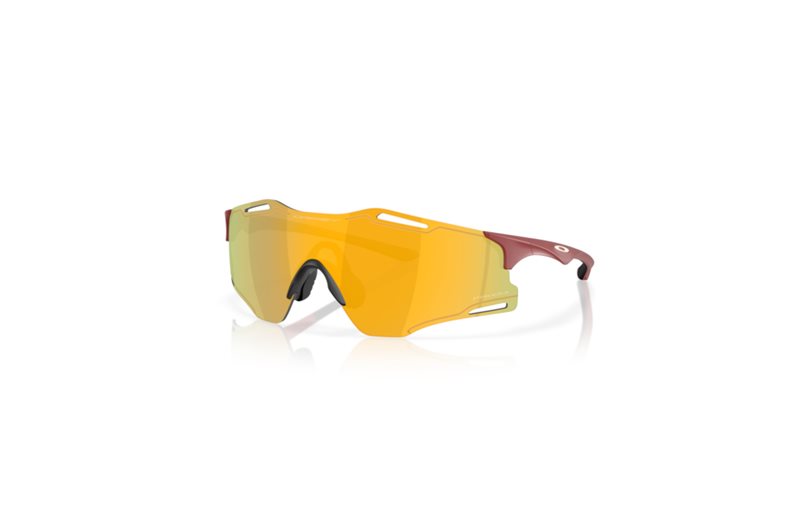 Cykelglasögon Oakley CYBR Zero Matte Iron Red/Prizm 24K