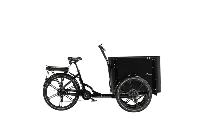 Laatikkopyörä Cargobike Flex Box Musta One Size