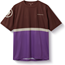 Cykeltröja Endura SingleTrack Core Print S/S End Mahogany