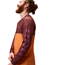 Cykeltröja Endura SingleTrack Core Printed L/S End Orange