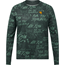 Cykeltröja Endura SingleTrack L/S Print Carbon Grey