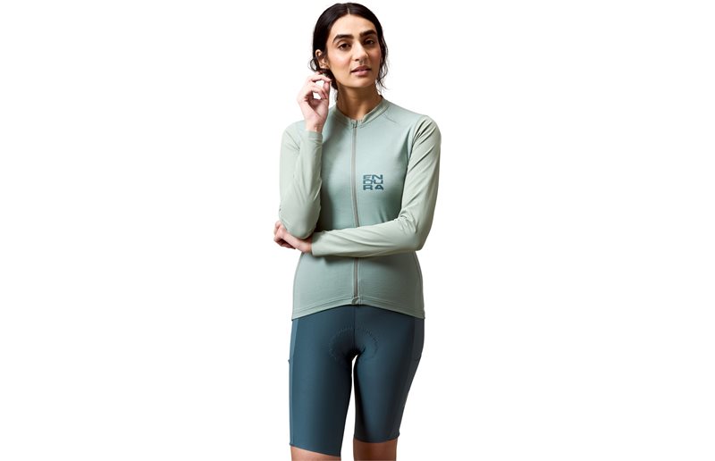 Cykeltröja Endura Women's AllTrack Ride L/S Sage Green