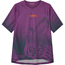 Cykeltröja Endura Women's SingleTrack S/S Print End Purple