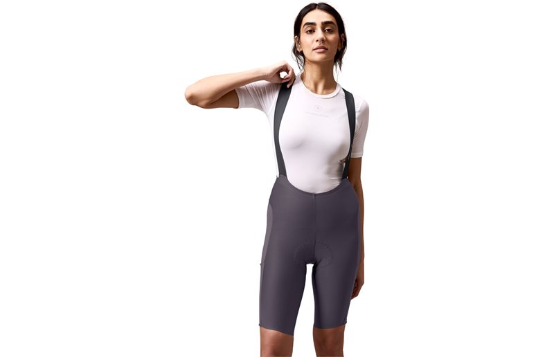 Cykelshorts Endura Women's AllTrack Ride Bib Carbon Grey