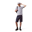 Cykelshorts Endura AllTrack Ride Over Carbon Grey