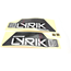 Dekalkit RockShox Lyrik Ultimate/FA 2023+ Matte Silver Foil/Gloss Black