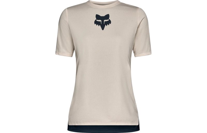 Cykeltrøje Fox W Ranger SS Jersey Head Chalk