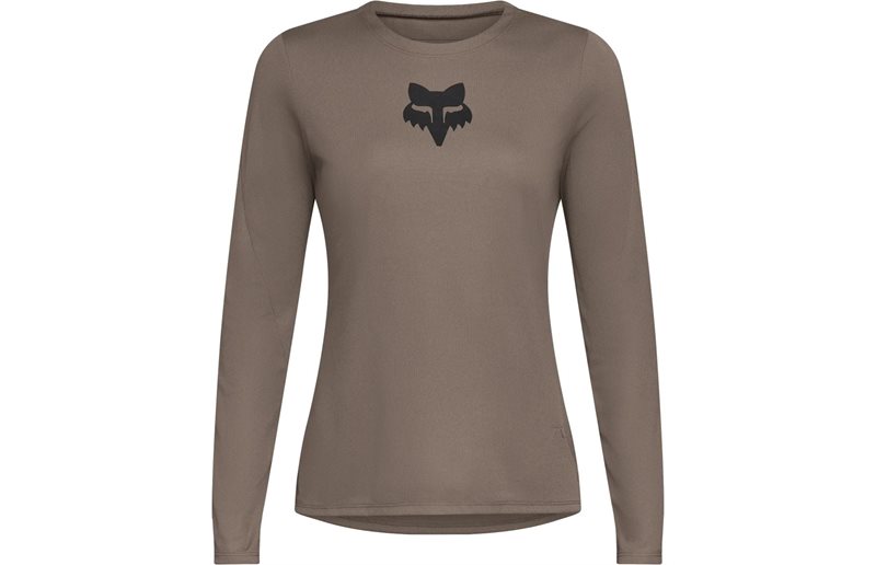 Sykkeltrøye Fox W Ranger LS Jersey Head Nutmeg