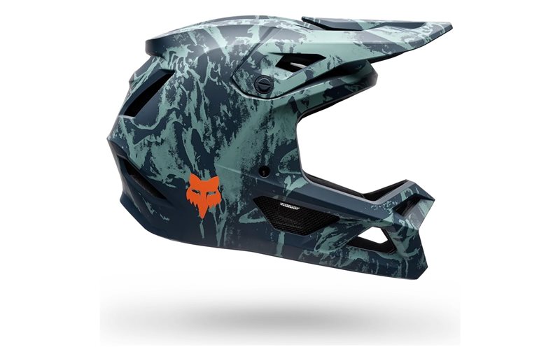 Cykelhjelm Fox Yth Rampage Image Print Arctic Blue