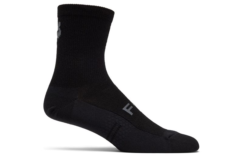 Cykelstrømper Fox 6" Flexair Merino Sock Black