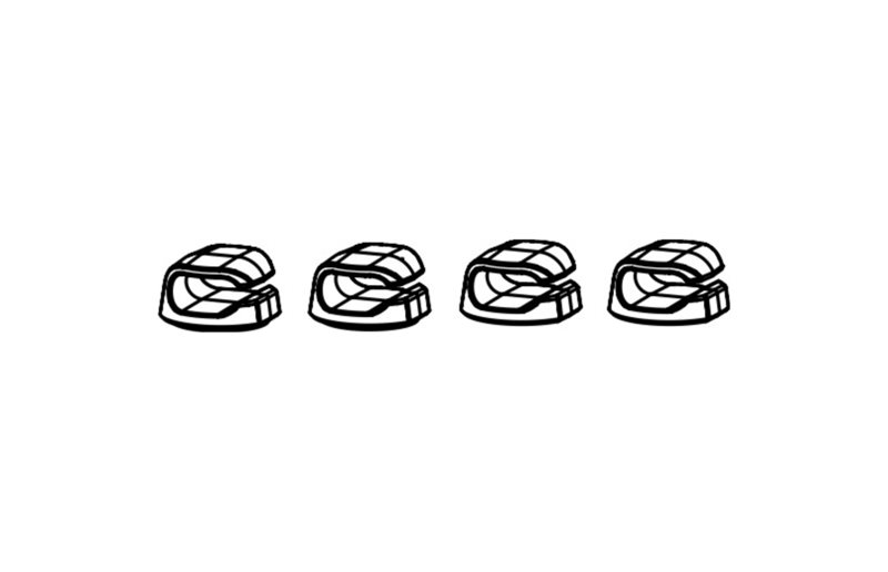 SRAM Cable Clips for Eagle Powertrain Range Extender 4pcs
