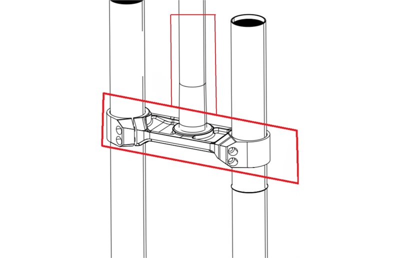 ROCKSHOX Boxxer D1+ 38mm Fork CSU Lower Crown