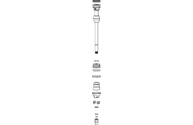 ROCKSHOX Rudy XL A1 Air Shaft