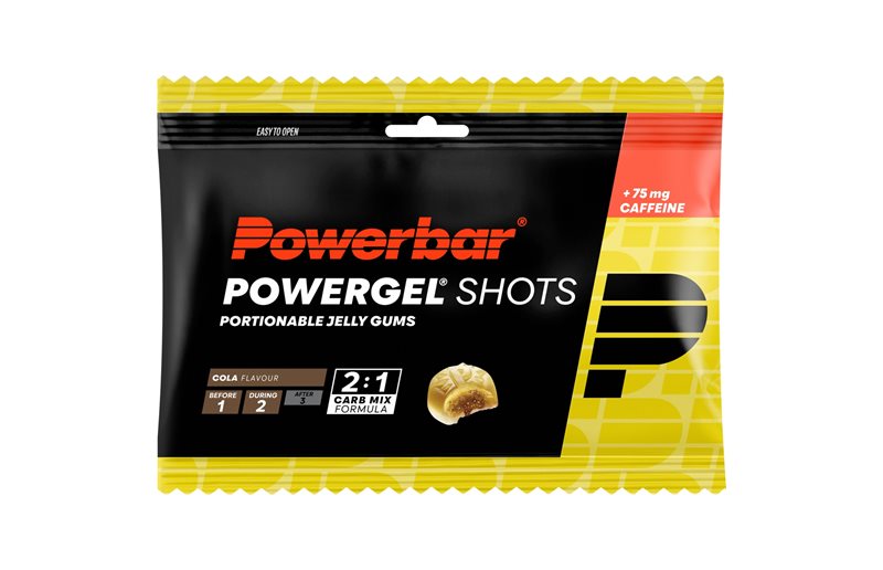 Energibar PowerBar PowerGel Shots Cola vingummi