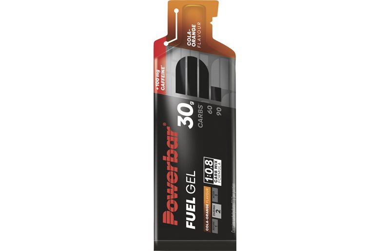 Energigel Powerbar Black Line Fuel Gel 30 cola orange 100mg koffein