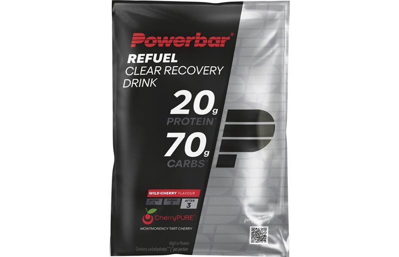 Återhämtning PowerBar Black Line Refuel clear recovery drink wild cherry