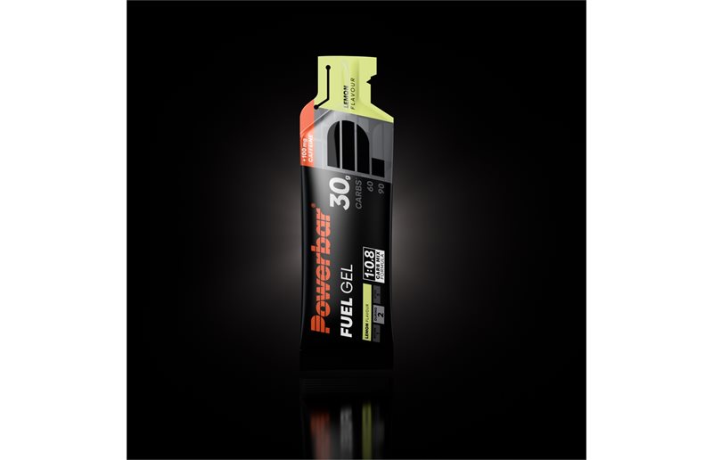 Energigel PowerBar Fuel Gel 30 Lemon 100mg koffein
