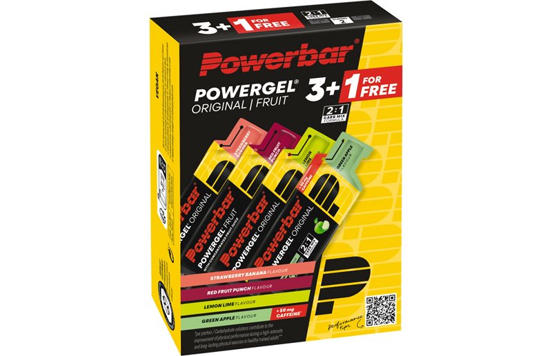 Energigel Powergel Multipack Strawberry/Lime/Apple/Red fruit