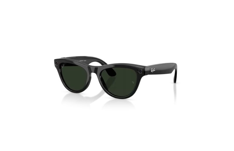 Solbriller Ray-Ban Meta AI Skyler Gen 2 Black-Graphite Green Transitions