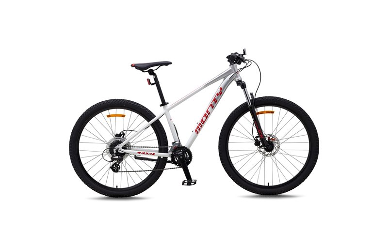 Lasten polkupyörä Monty KX10 White/Silver/Red