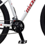 Lasten polkupyörä Monty KX10 White/Silver/Red