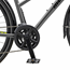 Bysykkel Monty Rock Mid Silver/Silver/Yellow