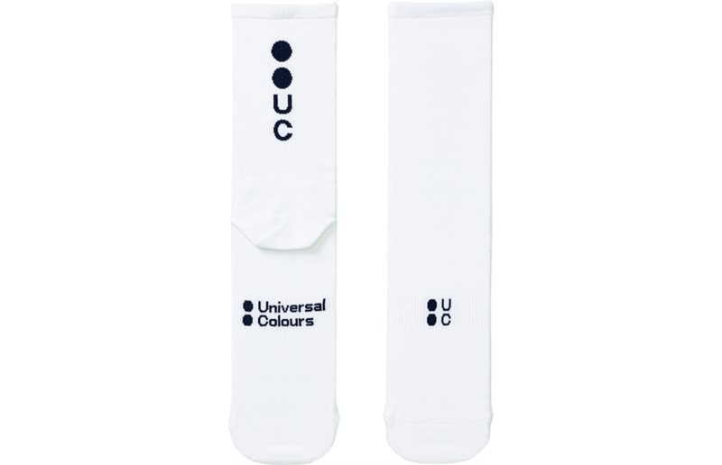 Universal Colours Mono Summer Socks White