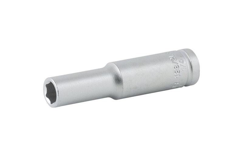 Hylsnyckel Unior Long Socket 1/4" Drive 6mm