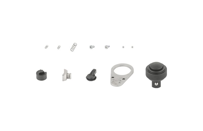 Hylsnyckel Unior 1/2in Reversible Ratchet Spare Parts Silver