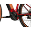Elcykel hybrid Kross Influx Hybrid 4.0 W 800 Ruby/Burgundy