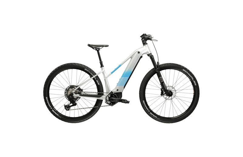 Elcykel hybrid Kross Influx Hybrid 5.0 W 800 Silver/Blue