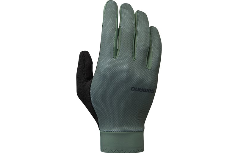 Cykelhandskar Shimano Explorer FF Gel Olive