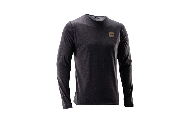 Pyöräilypaita Leatt Jersey MTB Gravity 3.0 L/S Ghost Black