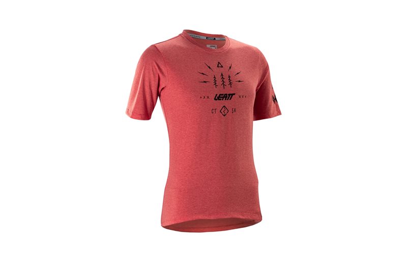 Pyöräilypaita Leatt Jersey MTB Gravity 3.0 Women Dusty Red